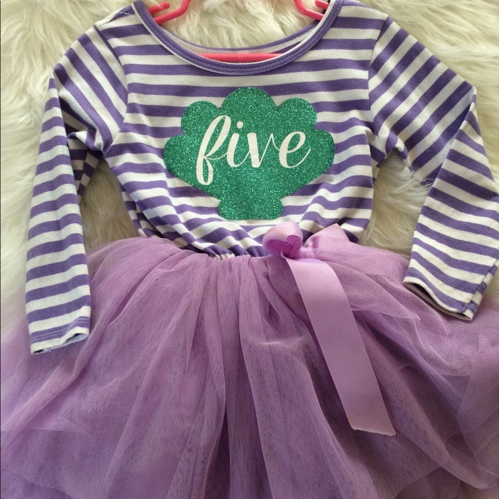 Beautiful birthday dress (mermaid theme)